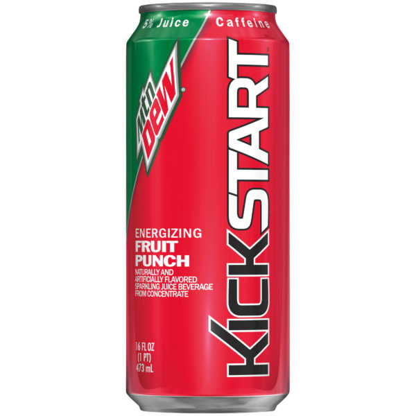 KickStart Energy Fruit Punch 16oz can