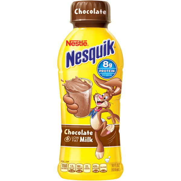 NESTLE NESQUIK Chocolate Flavored Milk 14oz bottle