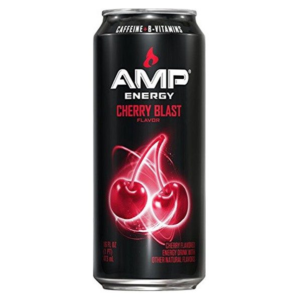 AMP Cherry Blast 16oz can