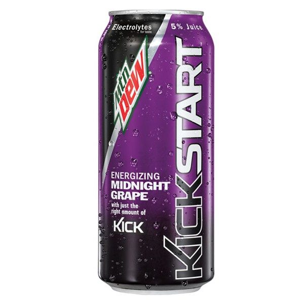 KickStart Energy Midnight Grape 16oz can