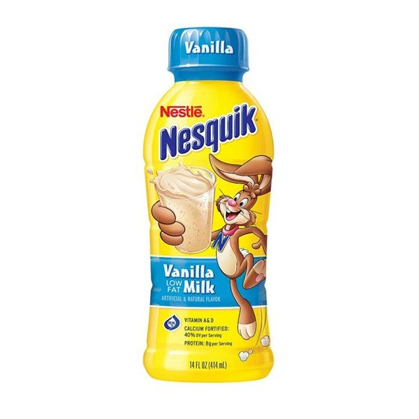 NESTLE NESQUIK Vanilla Flavored Milk 14oz bottle